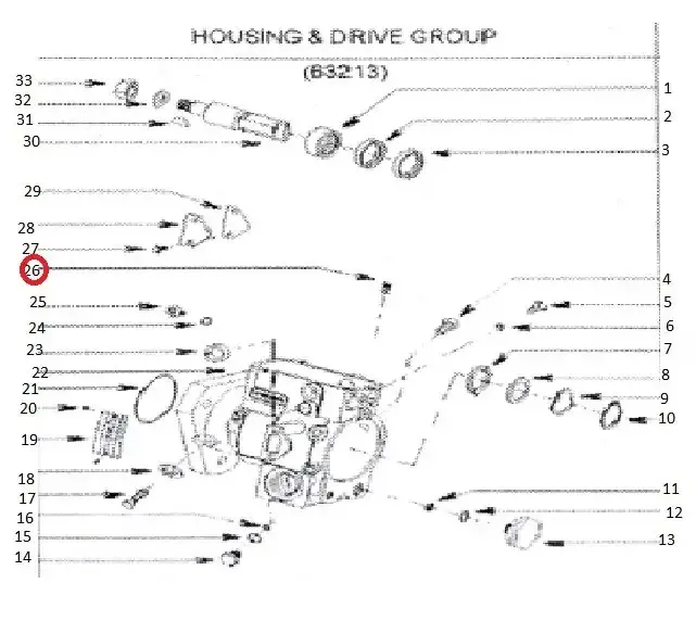 Diagram reference for Millat Massey Ferguson Tractor Spare Part SCREW ASSYVENTWIRE 1834811834821660 - Massey Ferguson tractor spare part