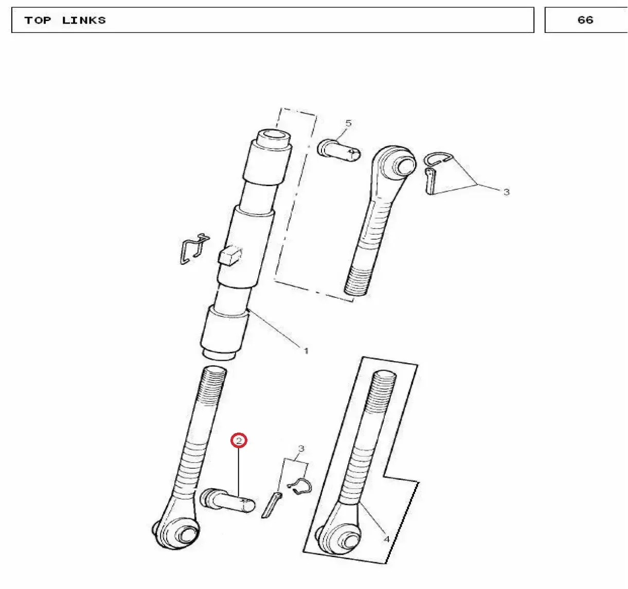 Diagram reference for Millat Massey Ferguson Tractor Spare Part PIN RETAINER 250271831513 - Massey Ferguson tractor spare part