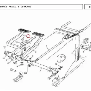 Millat Massey Ferguson Tractor Spare Part LOCKBRAKE 110671181960 - Massey Ferguson tractor spare part