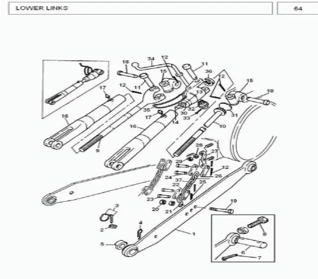 Diagram reference for Millat Massey Ferguson Tractor Spare Part 6 CHECKCHAIN 2531561253156 - Massey Ferguson tractor spare part