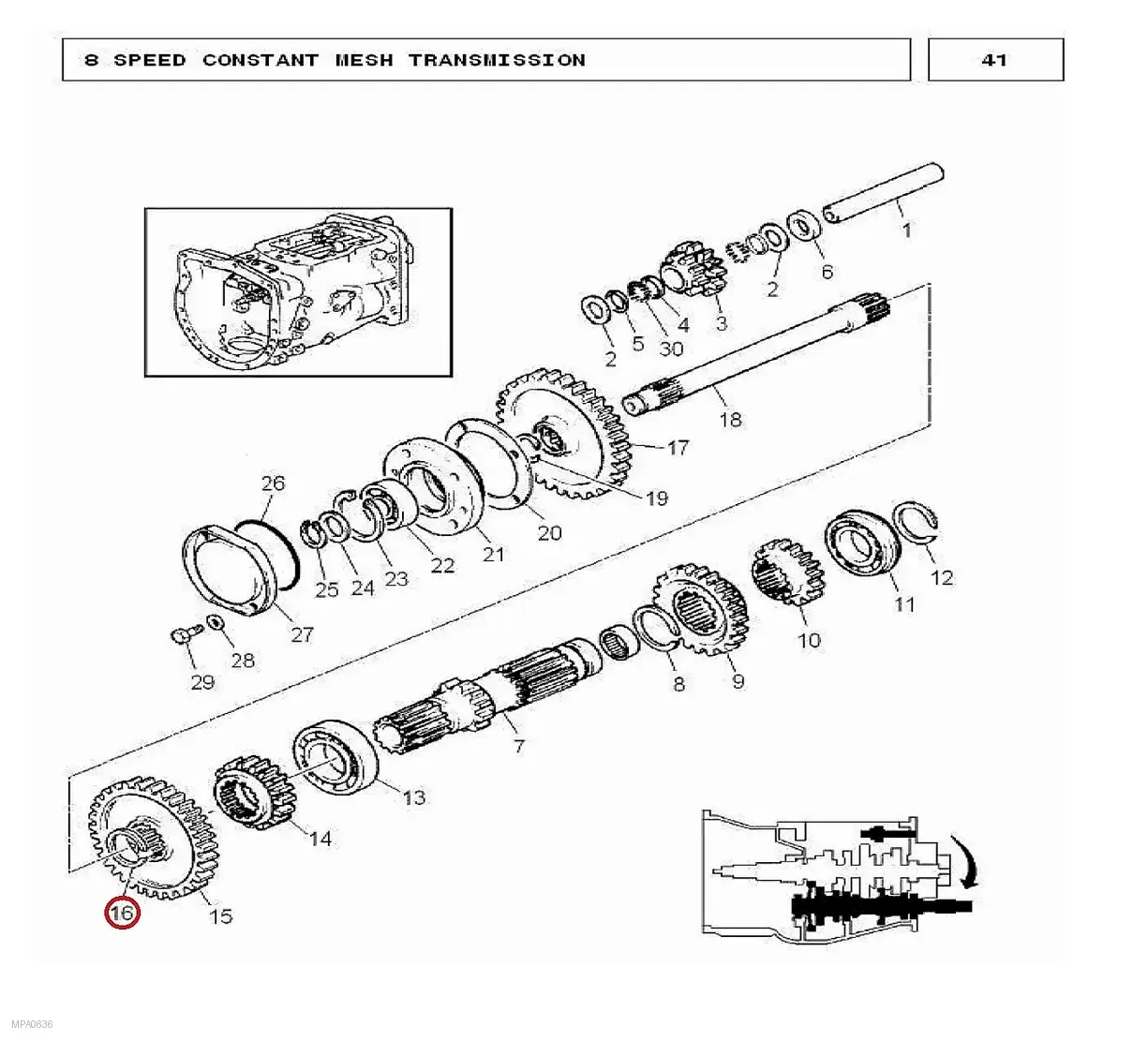 Millat Massey Ferguson Tractor Spare Part SNAP RING 12164112164 - Massey Ferguson tractor spare part