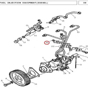 Millat Massey Ferguson Tractor Spare Part NUT 18552118552 - Massey Ferguson tractor spare part