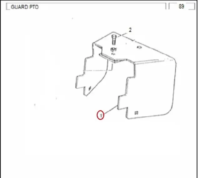 Diagram reference for Millat Massey Ferguson Tractor Spare Part SHIELDPTO 3900911684049 - Massey Ferguson tractor spare part