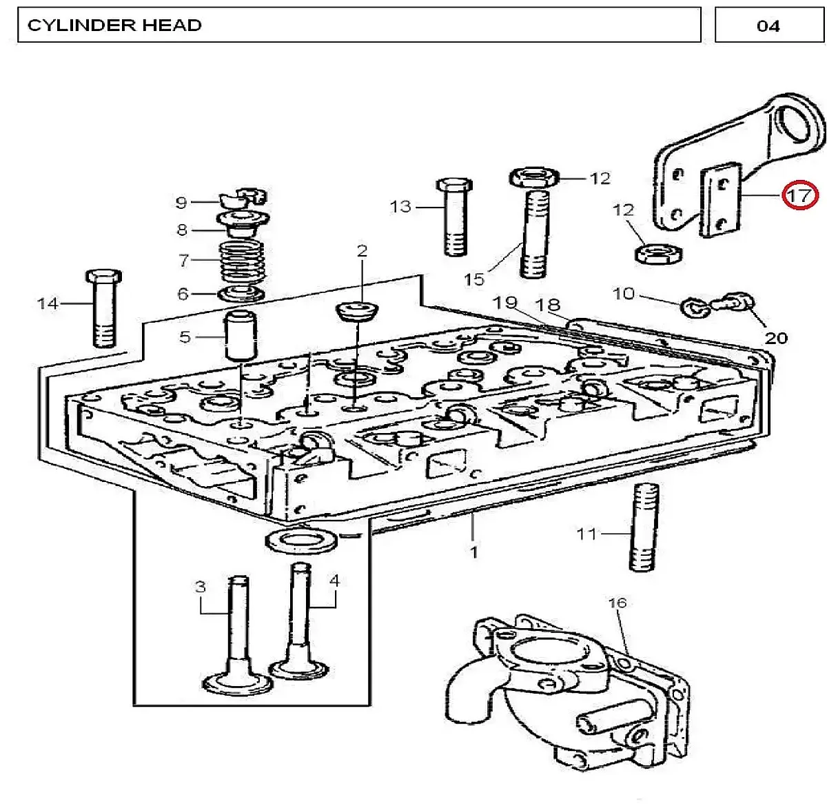 Millat Massey Ferguson Tractor Spare Part PLATE RLIFTINGPLTCYLHDSPC 1817016249099 - Massey Ferguson tractor spare part