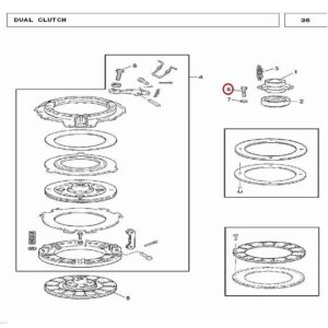 Millat Massey Ferguson Tractor Spare Part BOLT 51618 CLUTCHCARRIER 46036146036 - Massey Ferguson tractor spare part