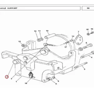 Millat Massey Ferguson Tractor Spare Part BUSH FRONTSPORT 2401400311660114 L - Massey Ferguson tractor spare part