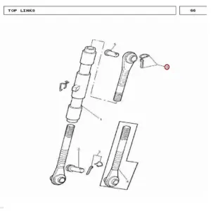 Millat Massey Ferguson Tractor Spare Part PIN RING ASSY 25028125028 - Massey Ferguson tractor spare part