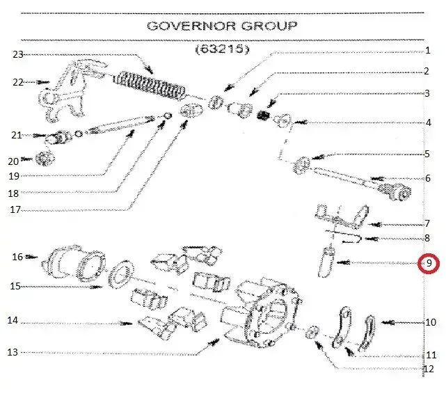 Diagram reference for Millat Massey Ferguson Tractor Spare Part METE RING VALVE ASSY 1836811836836021 - Massey Ferguson tractor spare part