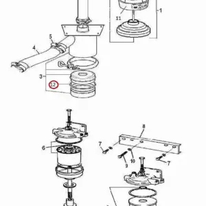 Millat Massey Ferguson Tractor Spare Part 832 RING AIR CLEANER 24011850832 - Massey Ferguson tractor spare part