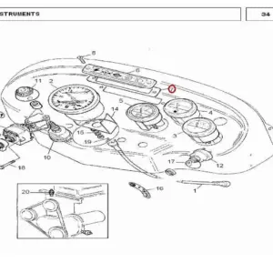 Millat Massey Ferguson Tractor Spare Part GASKET WARNINGLIGHT 29014129014 - Massey Ferguson tractor spare part