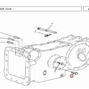 Millat Massey Ferguson Tractor Spare Part PTCHD BOLT 71614 UNC 2 AL 11440042140042 - Massey Ferguson tractor spare part