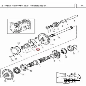 Millat Massey Ferguson Tractor Spare Part HOUSING RMS 120501899331 - Massey Ferguson tractor spare part