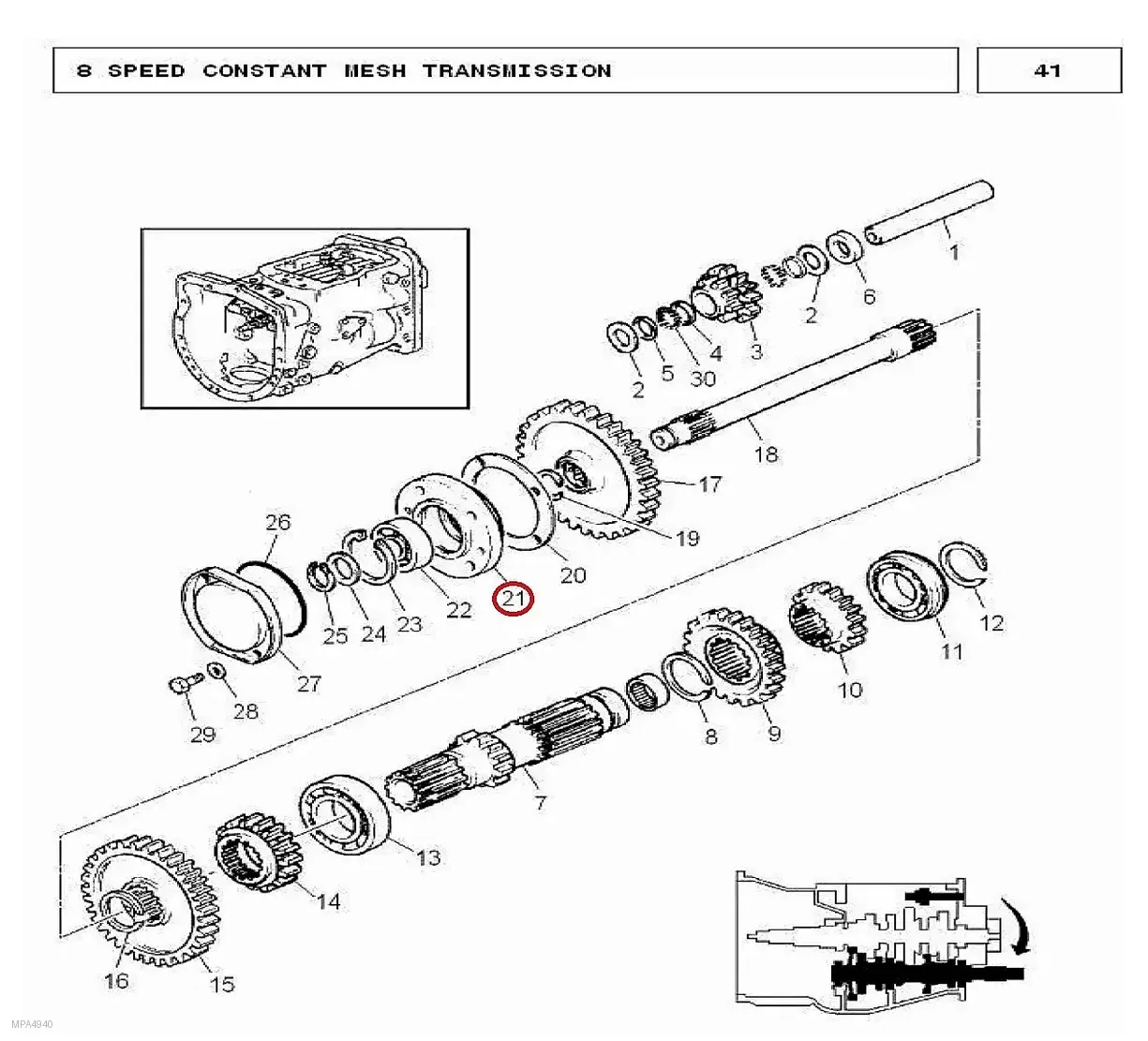 Millat Massey Ferguson Tractor Spare Part HOUSING RMS 120501899331 - Massey Ferguson tractor spare part