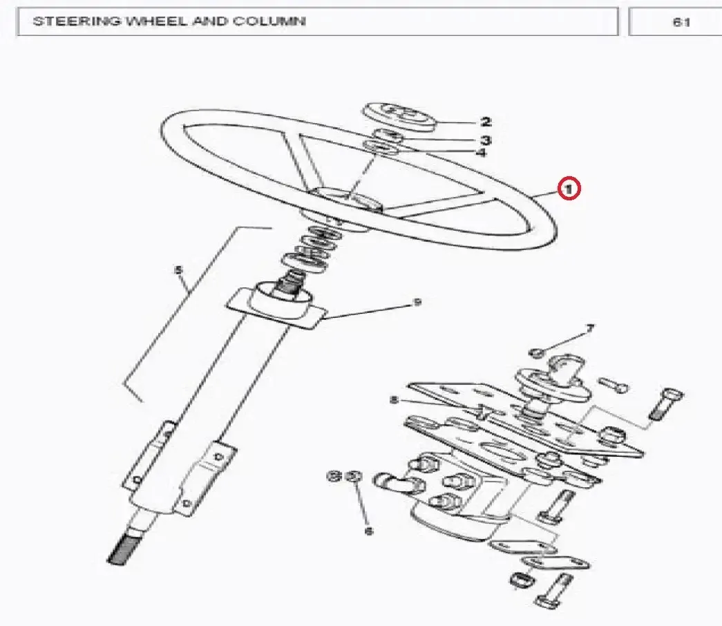 Diagram reference for Millat Massey Ferguson Tractor Spare Part 3 STEE RING WHEEL 375163123 - Massey Ferguson tractor spare part