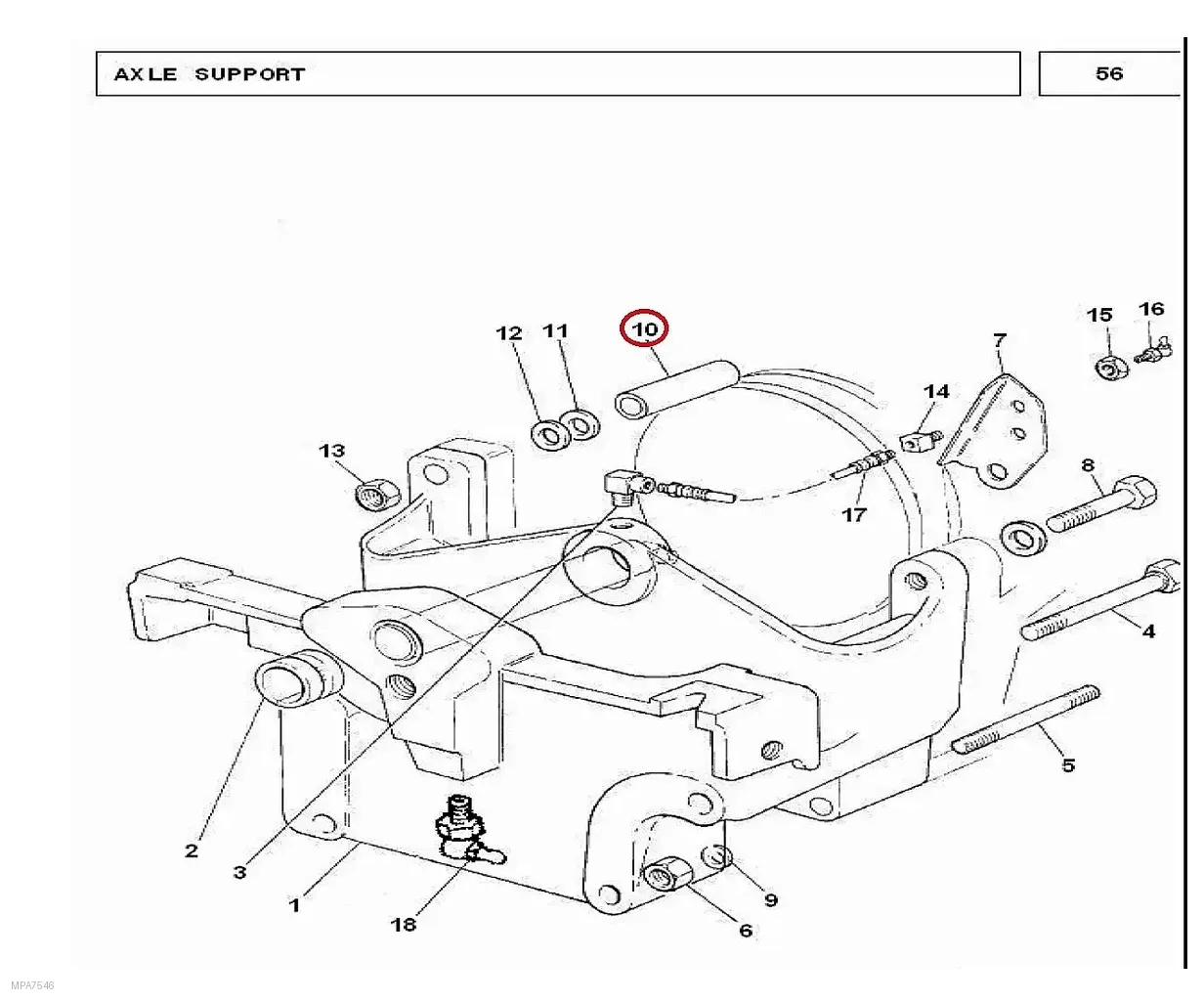 Millat Massey Ferguson Tractor Spare Part SPACER 14014114014 - Massey Ferguson tractor spare part