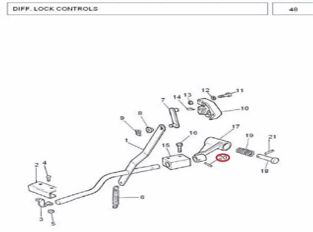 Diagram reference for Millat Massey Ferguson Tractor Spare Part 3 PIN SPIROL 7330131733013 - Massey Ferguson tractor spare part