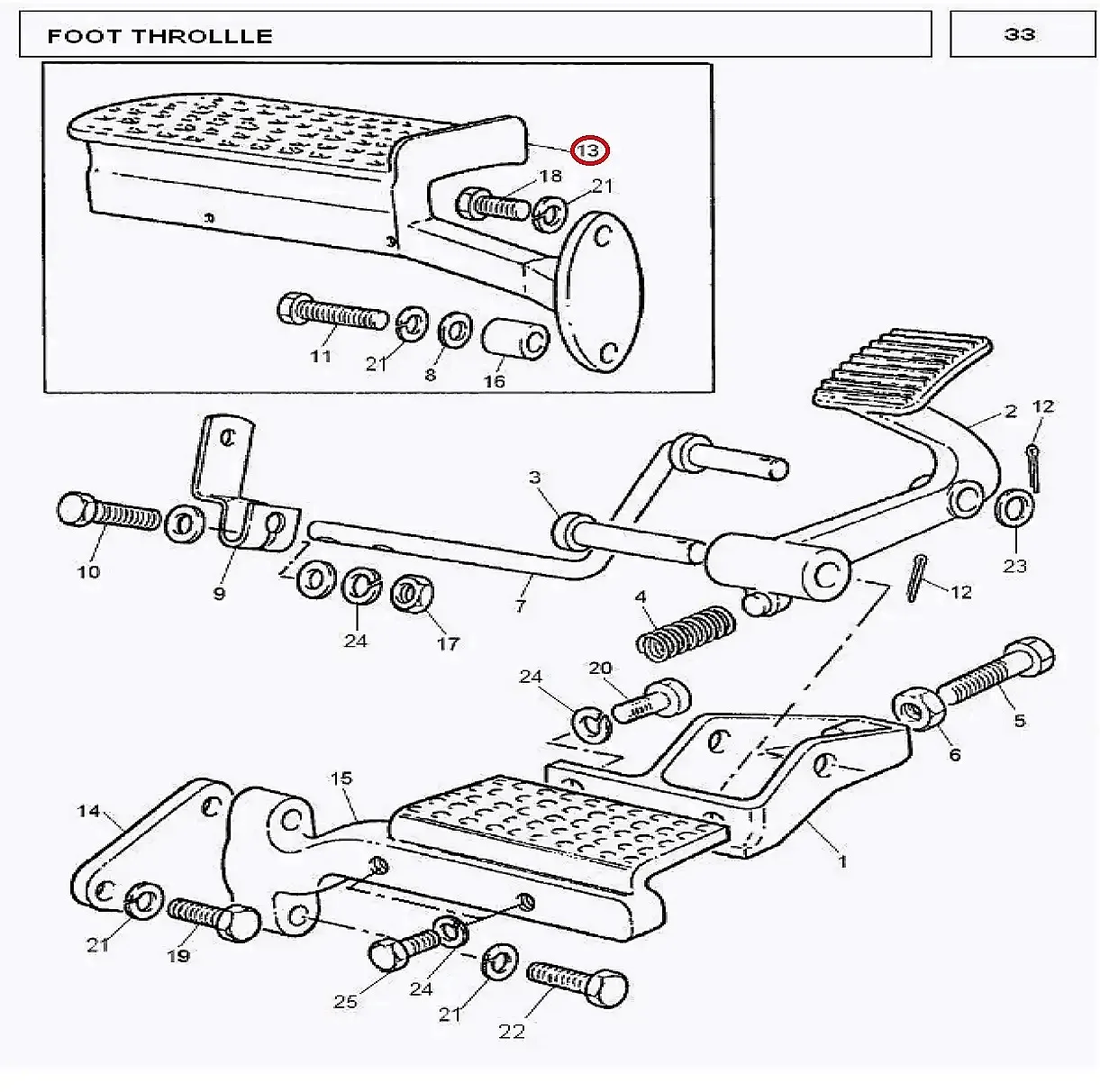 Millat Massey Ferguson Tractor Spare Part RESTFOOTLH 1307411672928 - Massey Ferguson tractor spare part