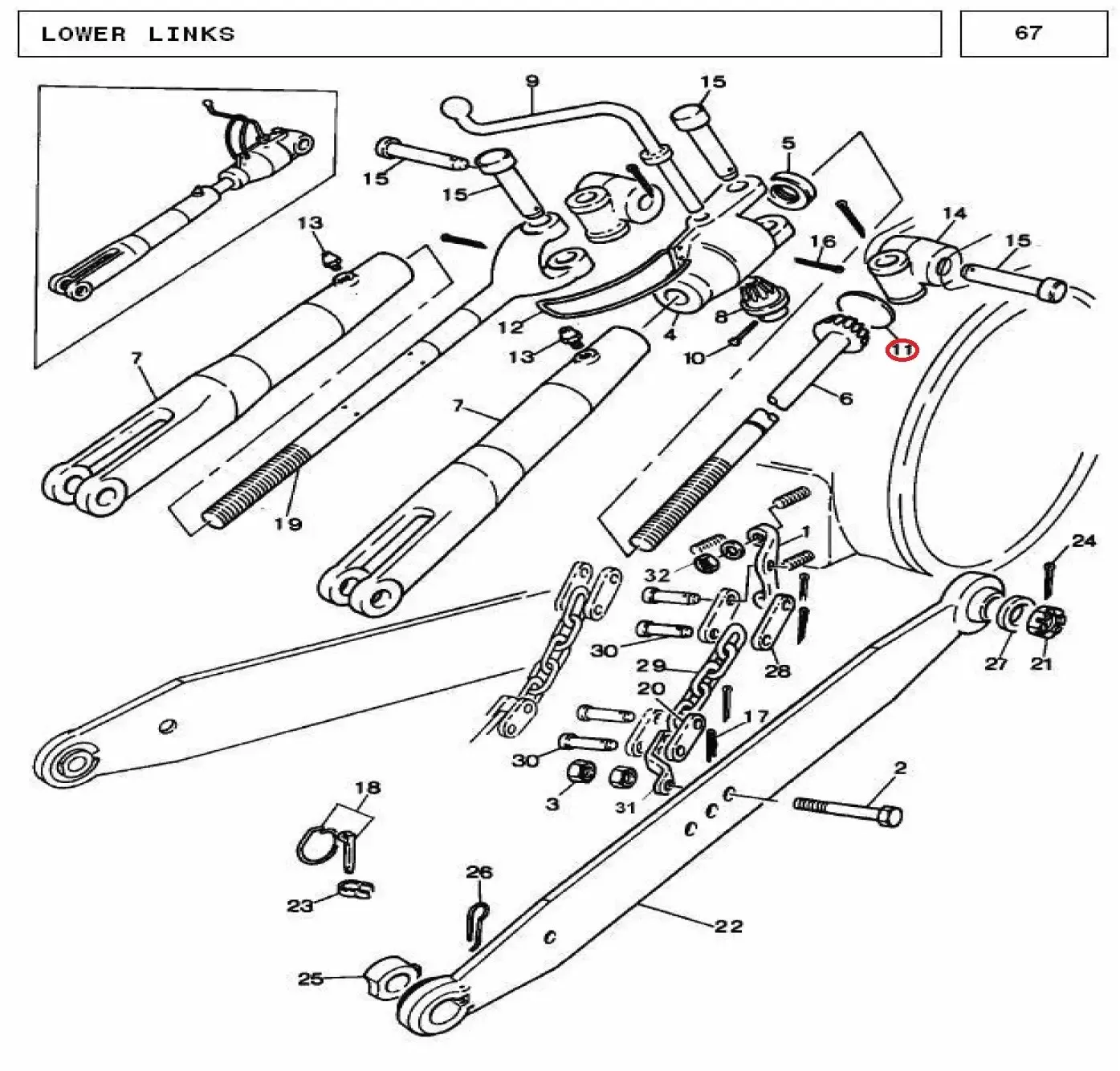 Diagram reference for Millat Massey Ferguson Tractor Spare Part PLUGLBOX 25317125317 MODEL 2025 - Massey Ferguson tractor spare part