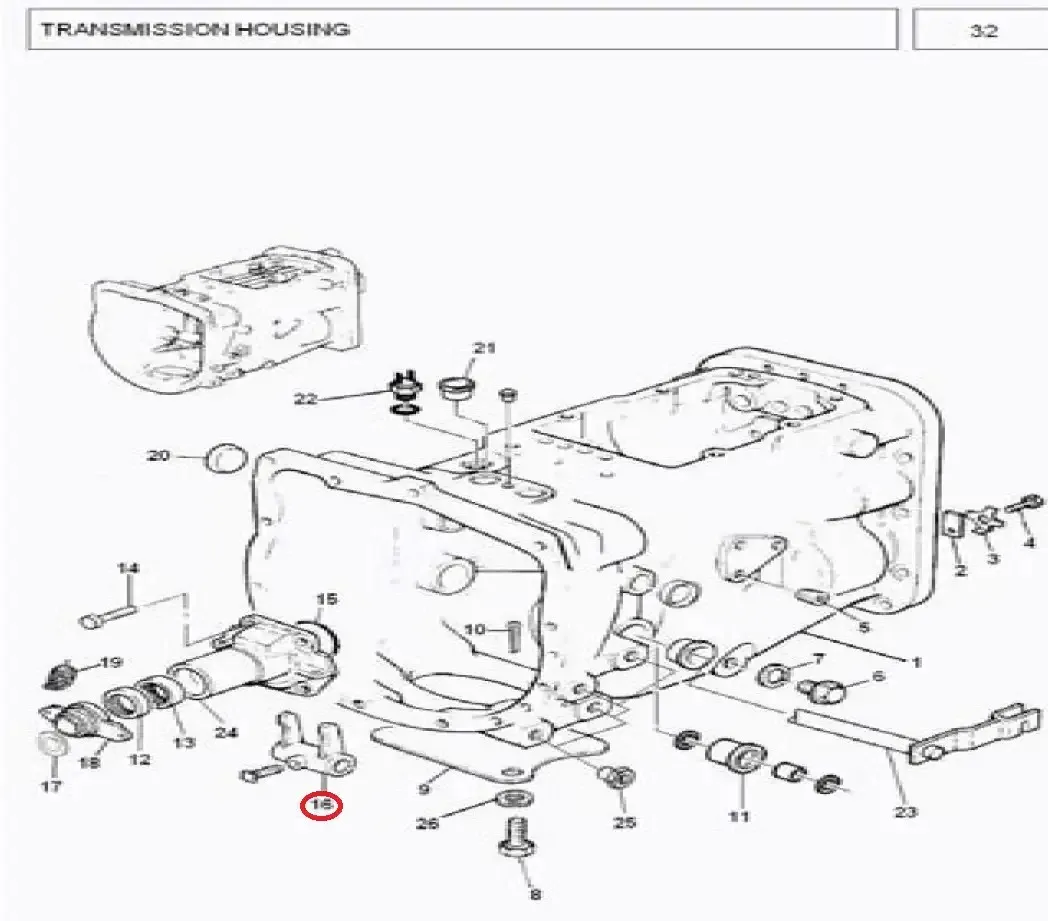 Diagram reference for Millat Massey Ferguson Tractor Spare Part 4 FORKCLUTCH 11317411877497 - Massey Ferguson tractor spare part