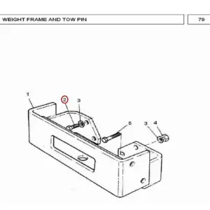 Millat Massey Ferguson Tractor Spare Part BOLT FRAME 24085022185022 - Massey Ferguson tractor spare part