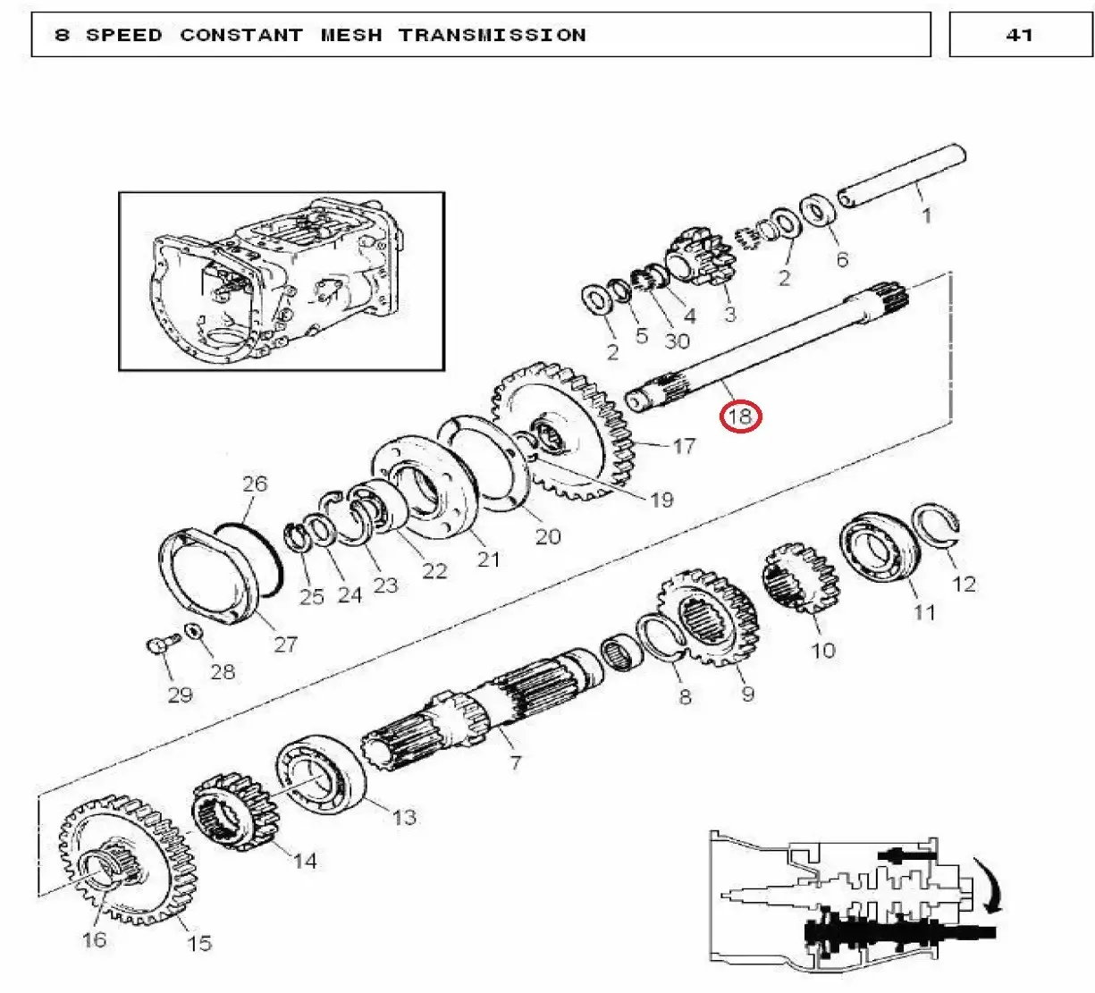 Diagram reference for Millat Massey Ferguson Tractor Spare Part SHAFT PTO 1204711868533 - Massey Ferguson tractor spare part