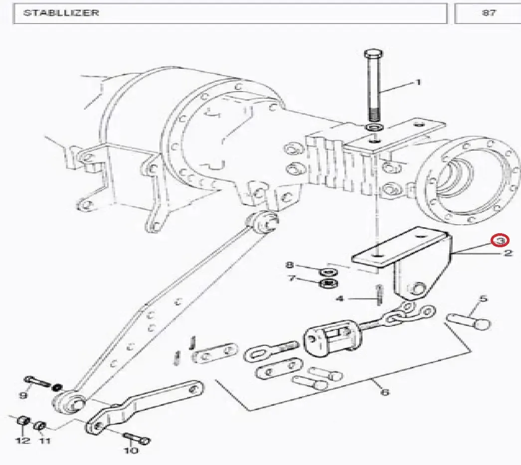 Diagram reference for Millat Massey Ferguson Tractor Spare Part 2 BRACKET LH 81300211661398 - Massey Ferguson tractor spare part