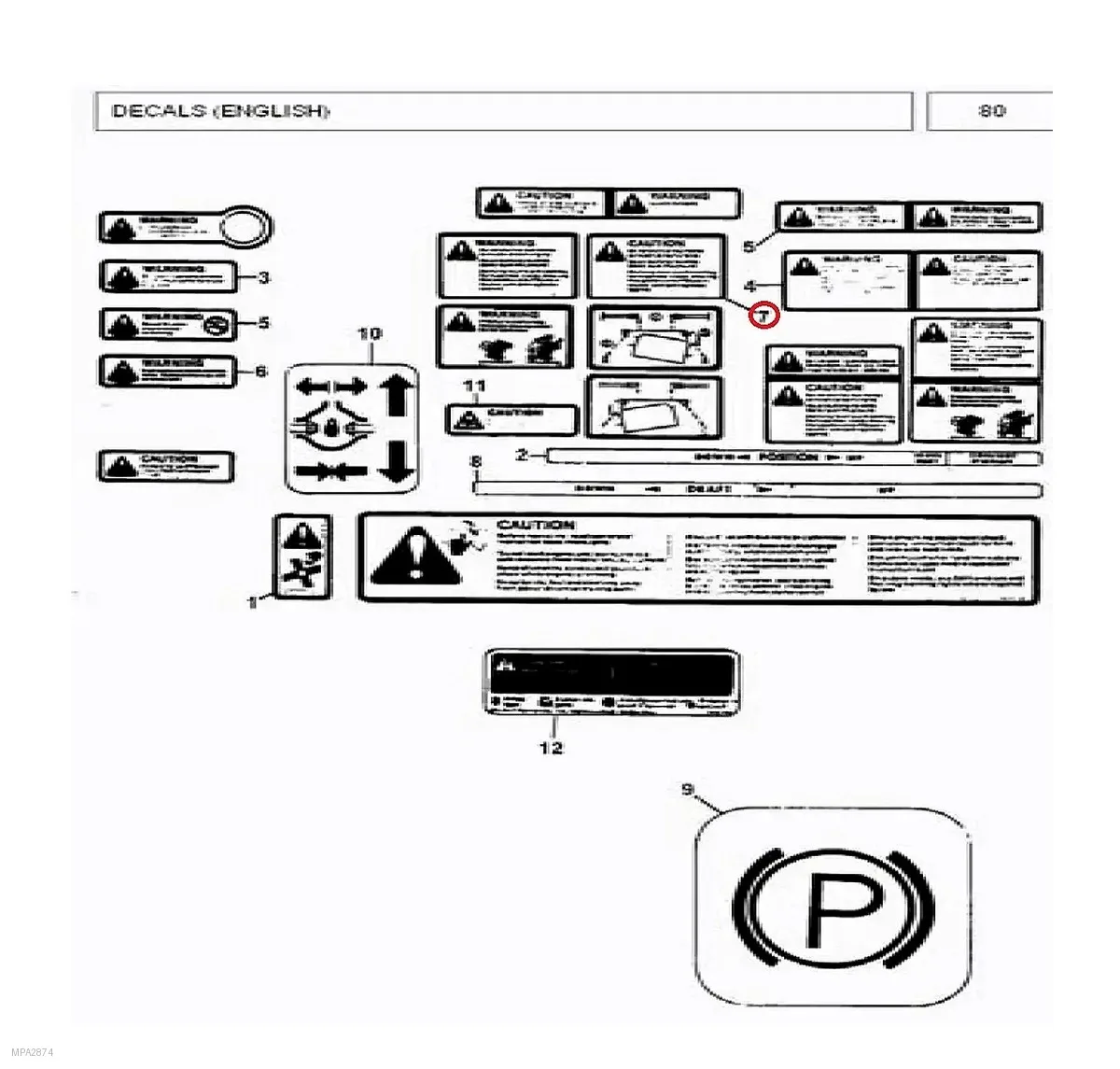 Millat Massey Ferguson Tractor Spare Part 6 DECALPOWERSTEE RING 3330061333006 - Massey Ferguson tractor spare part