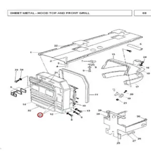Millat Massey Ferguson Tractor Spare Part SEAL INGSTRIP 23322123322 - Massey Ferguson tractor spare part