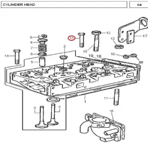 Millat Massey Ferguson Tractor Spare Part SCREW 18557132181457 - Massey Ferguson tractor spare part