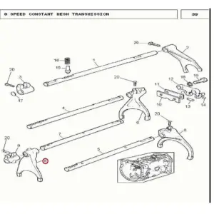 Millat Massey Ferguson Tractor Spare Part FORKSHIFTER 31209311873532 - Massey Ferguson tractor spare part
