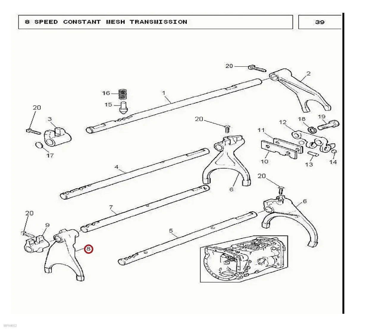 Millat Massey Ferguson Tractor Spare Part FORKSHIFTER 31209311873532 - Massey Ferguson tractor spare part