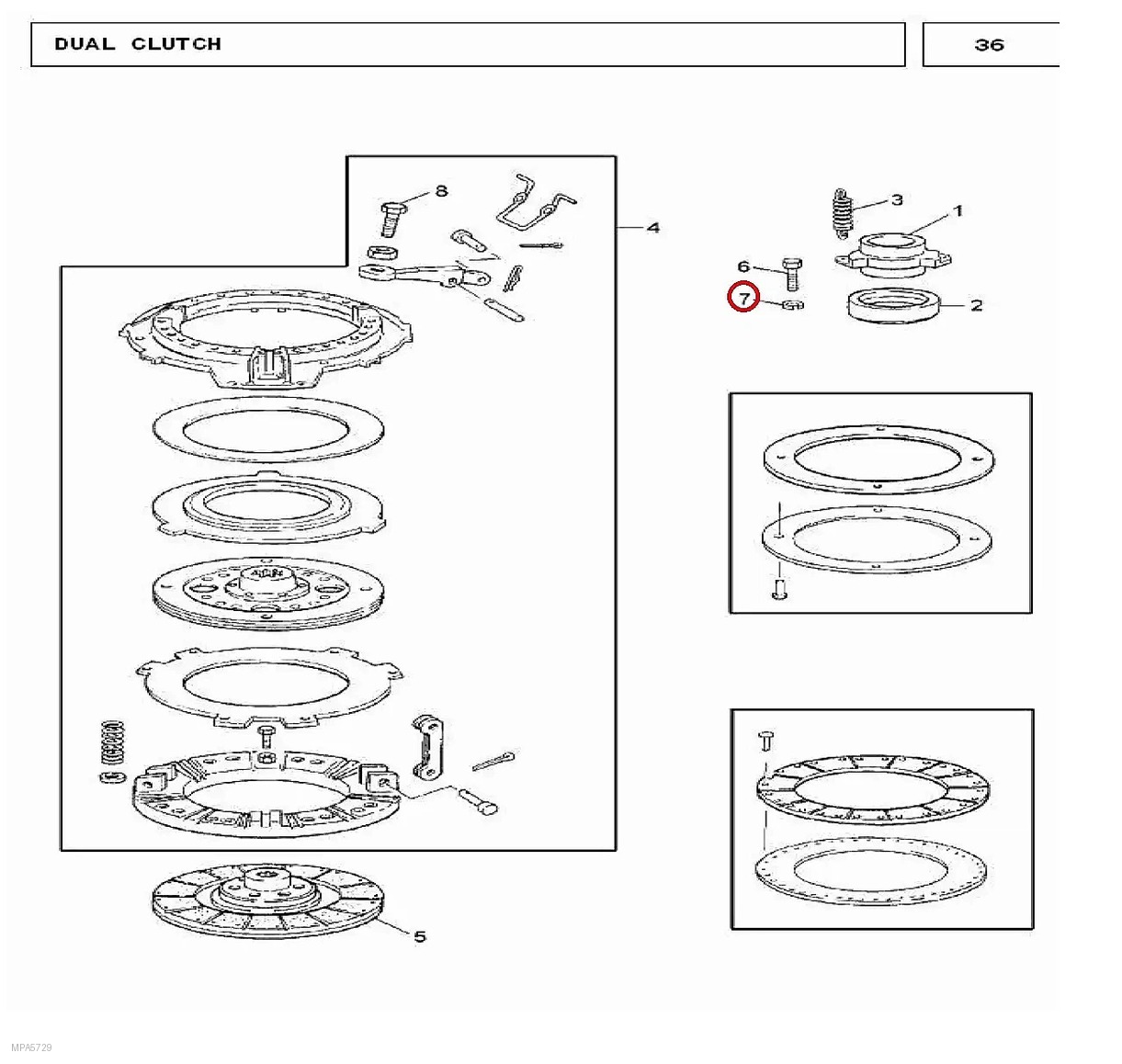 Millat Massey Ferguson Tractor Spare Part SP RING WASHER ID 0319 OD 060146041146041 - Massey Ferguson tractor spare part