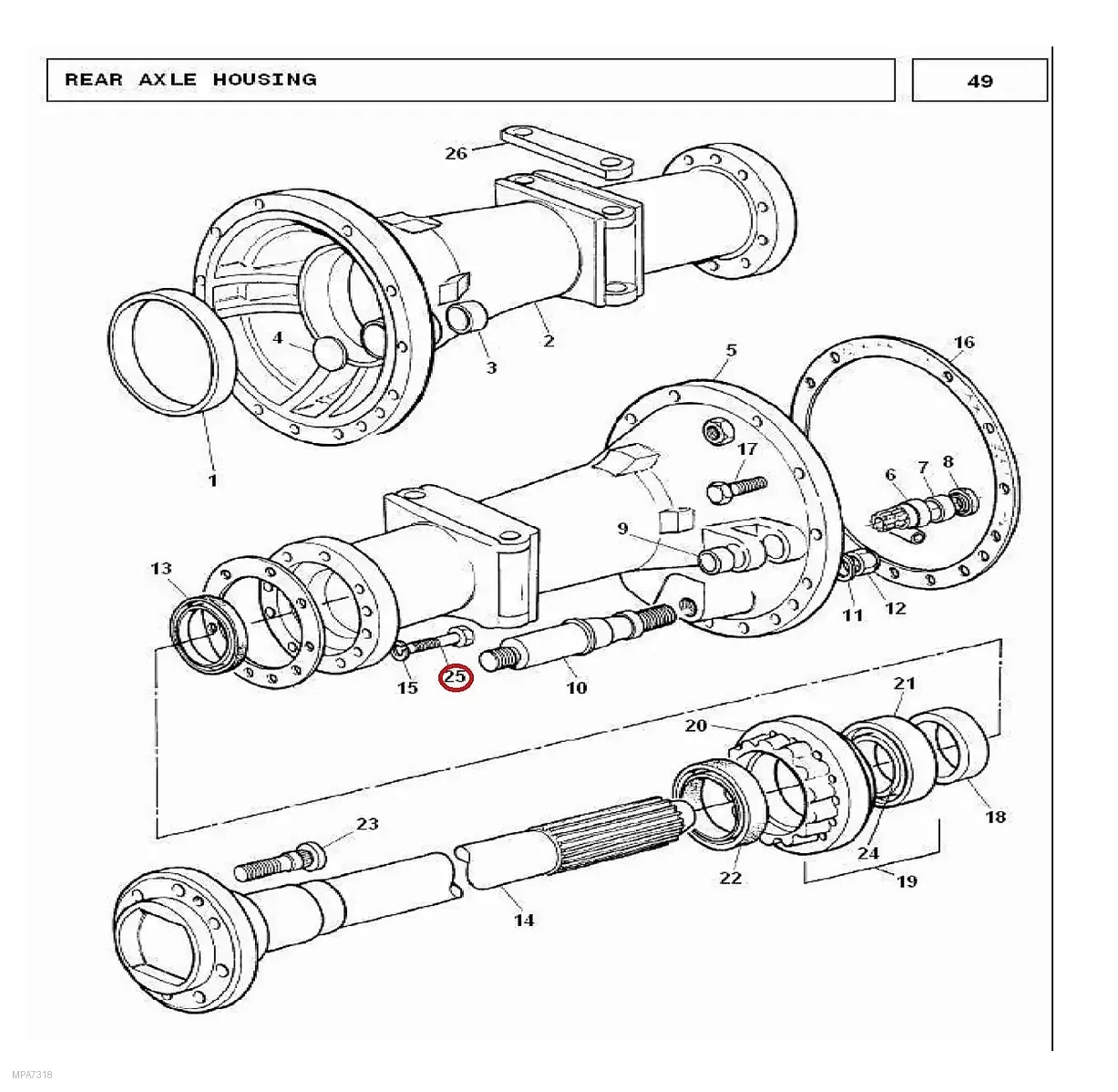 Millat Massey Ferguson Tractor Spare Part BOLT 71620 UNFL 210091110091 - Massey Ferguson tractor spare part