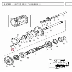 Millat Massey Ferguson Tractor Spare Part BOLT 3816 X 11412057112057 - Massey Ferguson tractor spare part