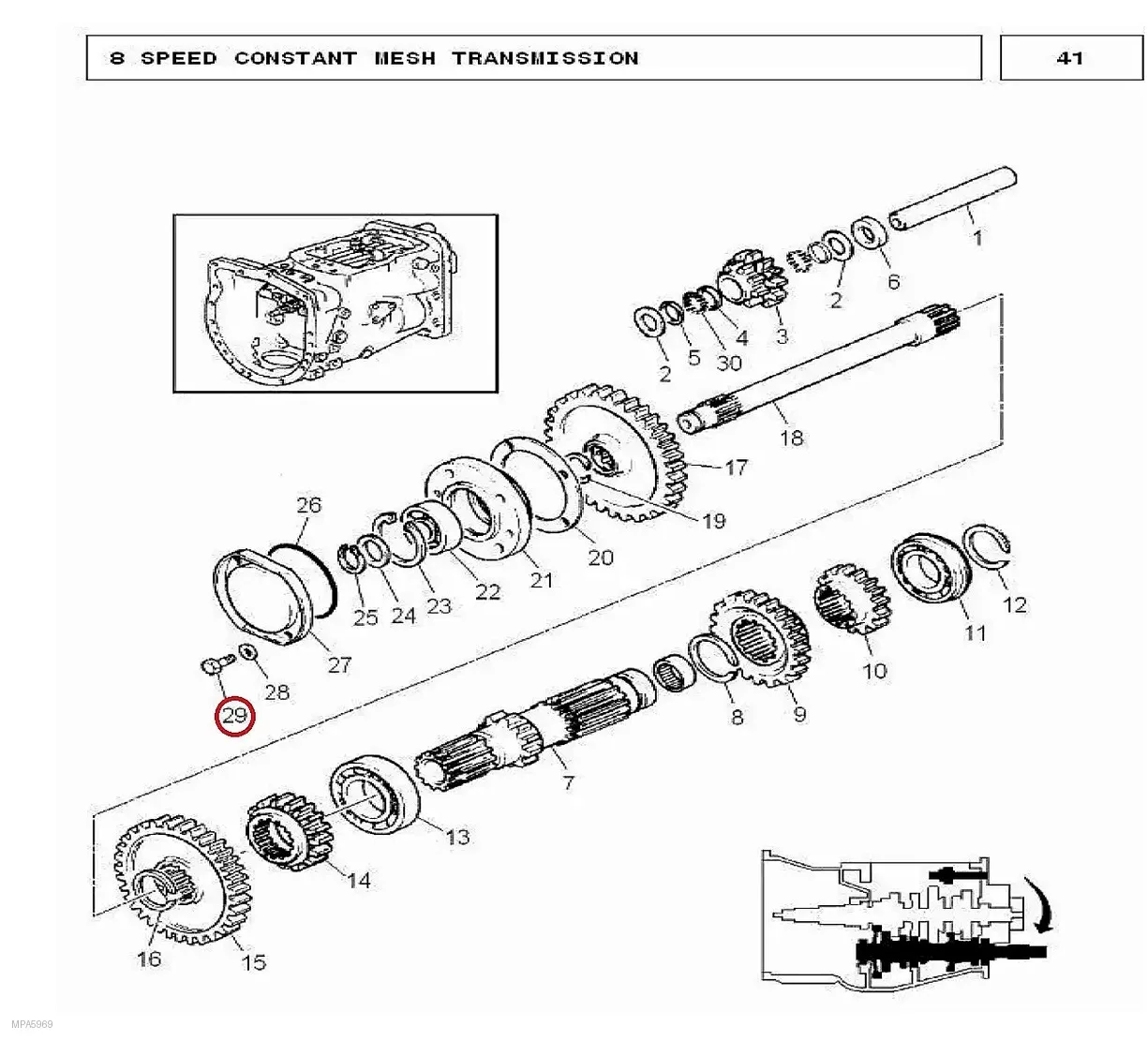 Millat Massey Ferguson Tractor Spare Part BOLT 3816 X 11412057112057 - Massey Ferguson tractor spare part
