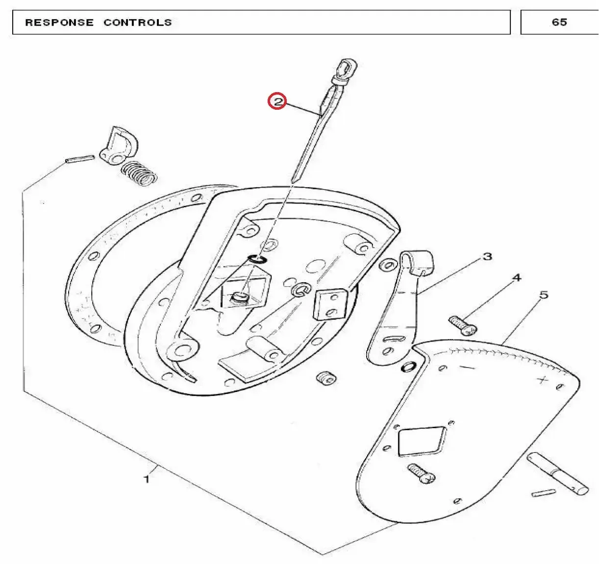 Diagram reference for Millat Massey Ferguson Tractor Spare Part DIPSTICKHYD 2608711665962 - Massey Ferguson tractor spare part