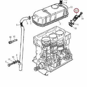 Millat Massey Ferguson Tractor Spare Part CAP OILFILLER 1823412487854 L - Massey Ferguson tractor spare part