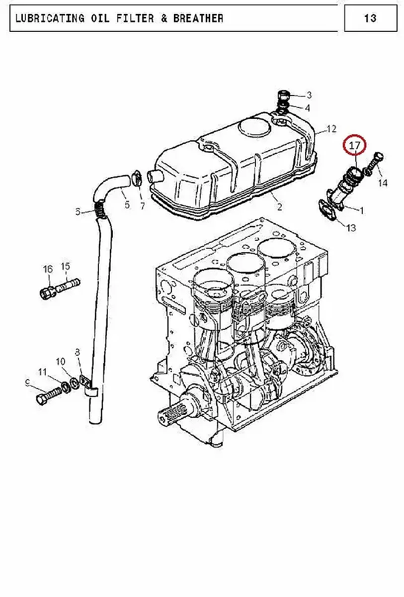 Millat Massey Ferguson Tractor Spare Part CAP OILFILLER 1823412487854 L - Massey Ferguson tractor spare part