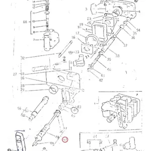 Millat Massey Ferguson Tractor Spare Part 085 VALVE CONTROL 13611085 - Massey Ferguson tractor spare part
