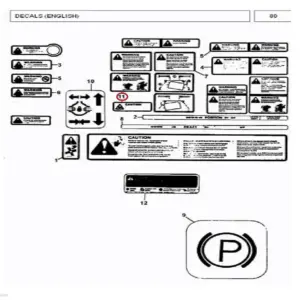 Millat Massey Ferguson Tractor Spare Part DECALELECT 3596761 M 1 MF 375 P 33019133019 - Massey Ferguson tractor spare part