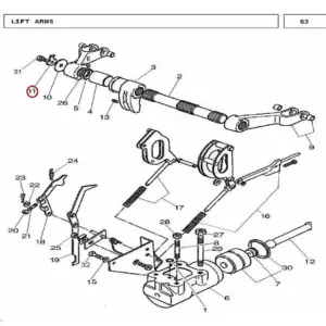 Millat Massey Ferguson Tractor Spare Part CLIPLICKING 26093126093 - Massey Ferguson tractor spare part