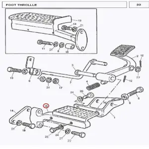 Millat Massey Ferguson Tractor Spare Part RESTFOOTRH 1307911860939 - Massey Ferguson tractor spare part