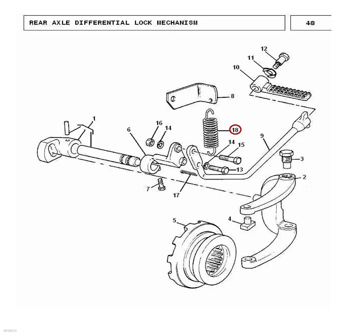 Millat Massey Ferguson Tractor Spare Part SP RING 50022150022 - Massey Ferguson tractor spare part