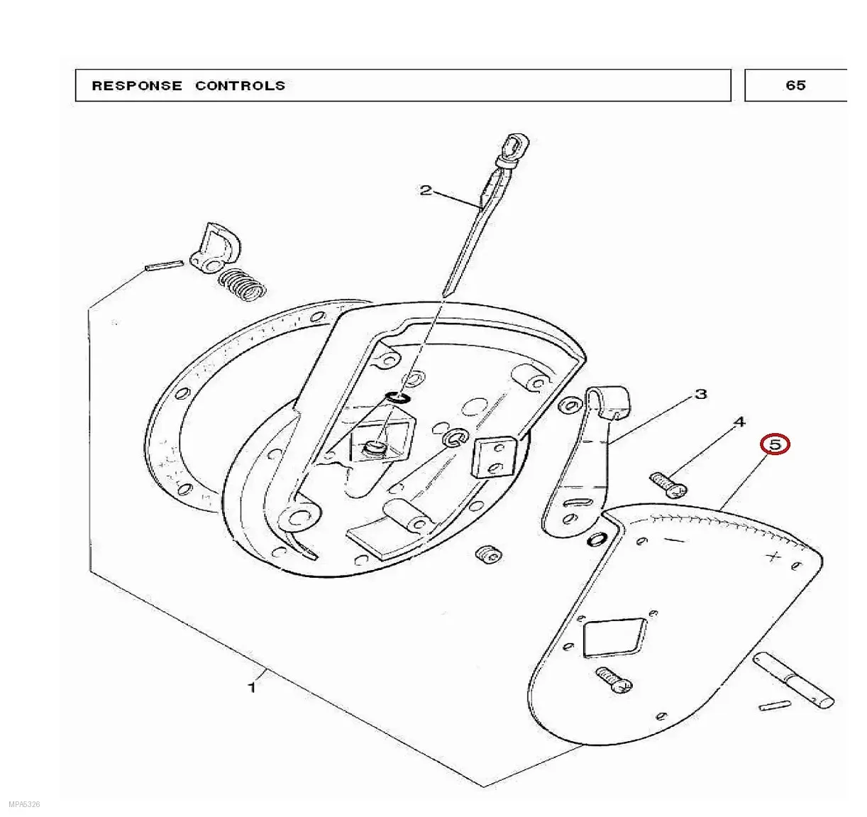Millat Massey Ferguson Tractor Spare Part PLATE 2607911668053 - Massey Ferguson tractor spare part