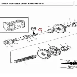 Millat Massey Ferguson Tractor Spare Part 2 PIN IONMDRIVE SHAFT 1280021128002 - Massey Ferguson tractor spare part