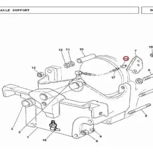 Millat Massey Ferguson Tractor Spare Part UNIONBULKHEAD 14071114071 - Massey Ferguson tractor spare part