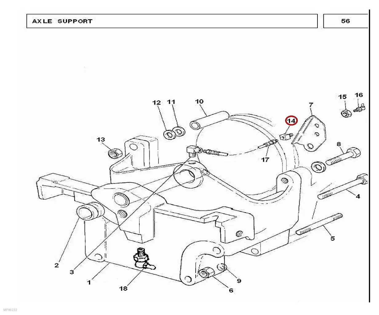 Millat Massey Ferguson Tractor Spare Part UNIONBULKHEAD 14071114071 - Massey Ferguson tractor spare part