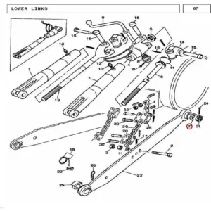 Millat Massey Ferguson Tractor Spare Part CLIP 2531311869219 - Massey Ferguson tractor spare part