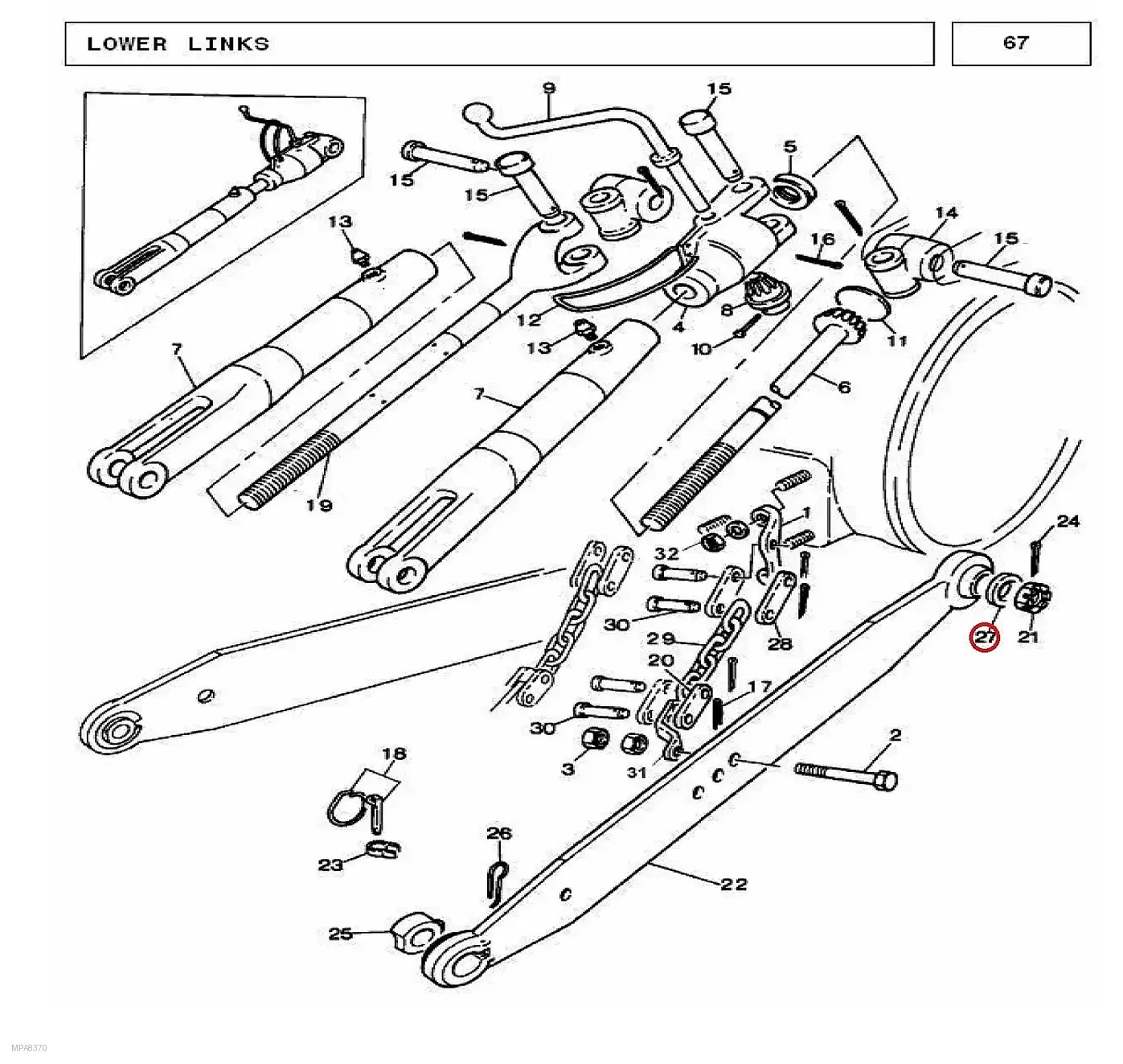 Millat Massey Ferguson Tractor Spare Part CLIP 2531311869219 - Massey Ferguson tractor spare part