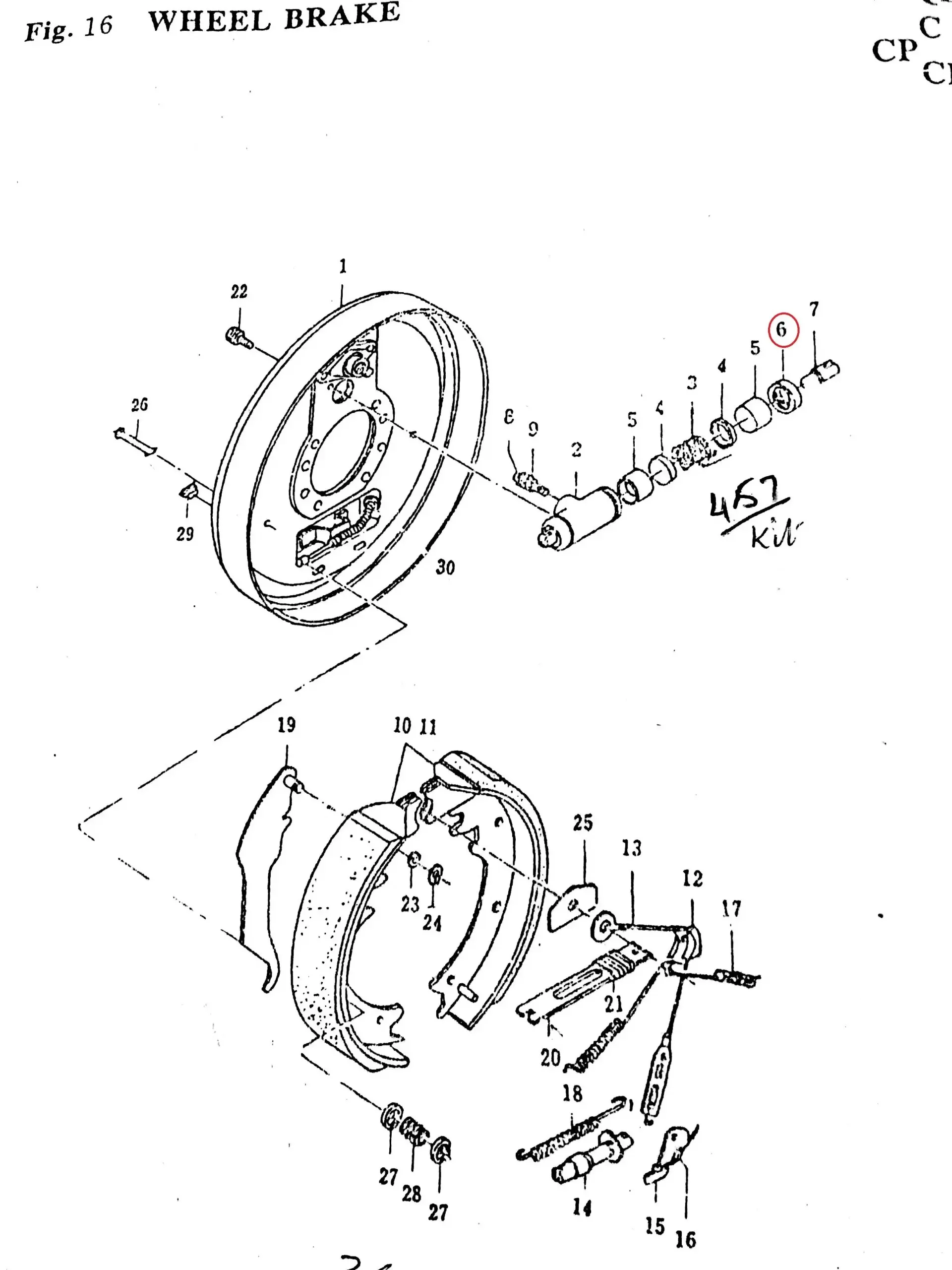 Diagram reference for Millat Massey Ferguson Tractor Spare Part PLUNGERSMALLGHOLI 121091180418 - Massey Ferguson tractor spare part